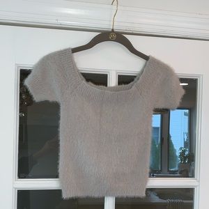 Kendall & Kylie Sweater Crop Top